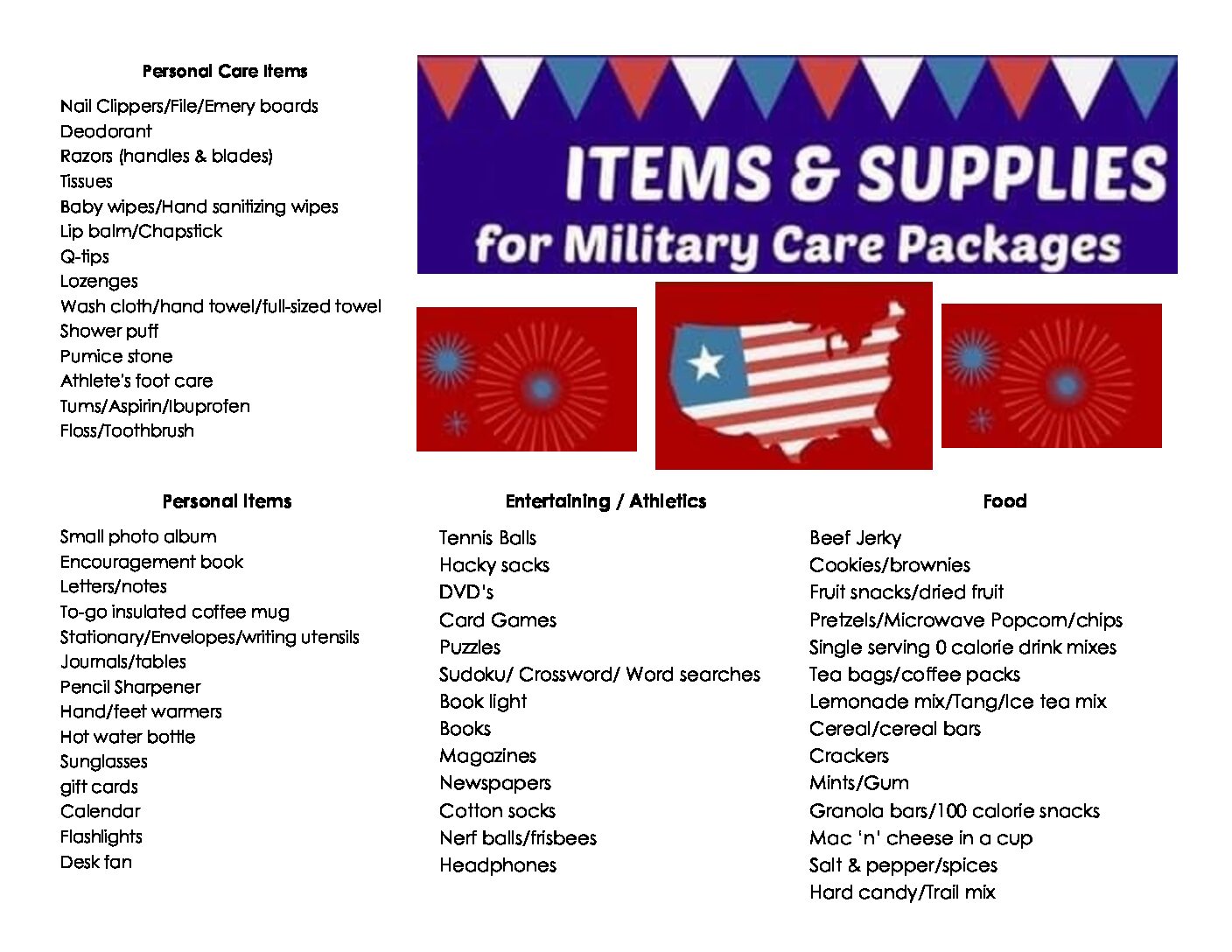 Military Care Packages